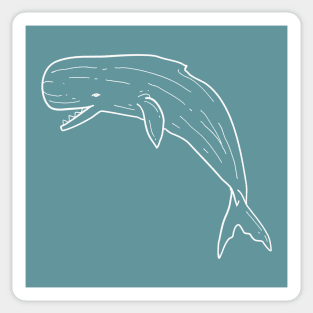 Sperm Whale 1 Sticker
